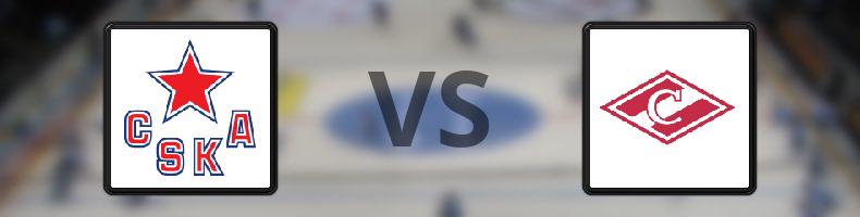 CSKA Moskva - Spartak Moskva odds, speltips, resultat i KHL