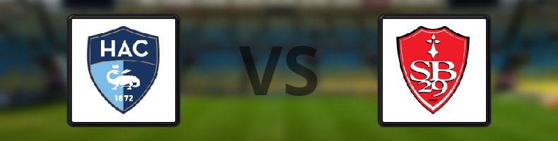 Le Havre - Brest odds, speltips, resultat i Ligue 1