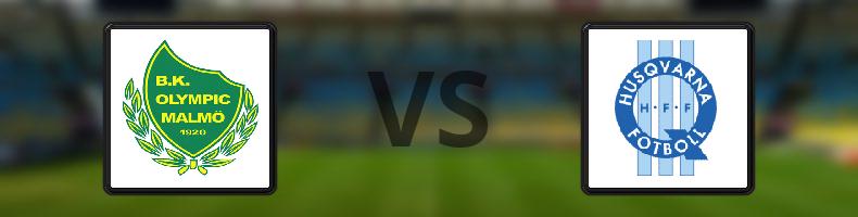 BK Olympic - Husqvarna FF odds, speltips, resultat i Division 1