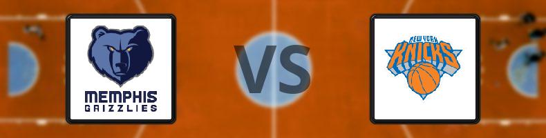 Memphis Grizzlies - New York Knicks odds, speltips, resultat i NBA