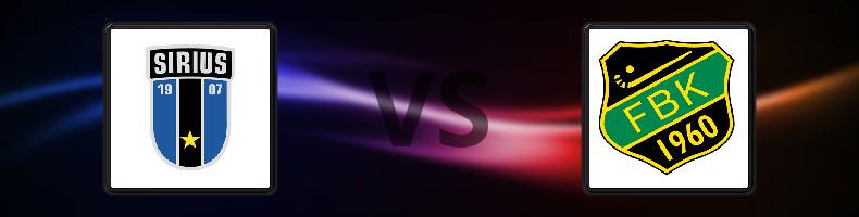 IK Sirius - Frillesås BK odds, speltips, resultat i Elitserien