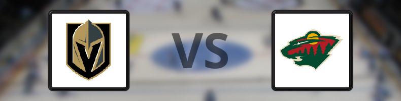 Vegas Golden Knights - Minnesota Wild odds, speltips, resultat i NHL