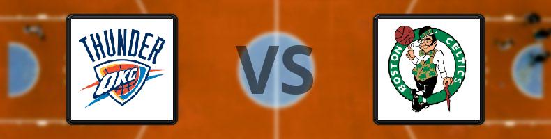 Oklahoma City Thunder - Boston Celtics odds, speltips, resultat i NBA