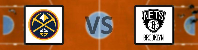 Denver Nuggets - Brooklyn Nets odds, speltips, resultat i NBA