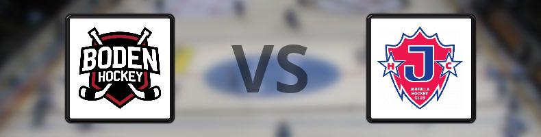 Bodens HF - Järfälla HC odds, speltips, resultat i HockeyEttan
