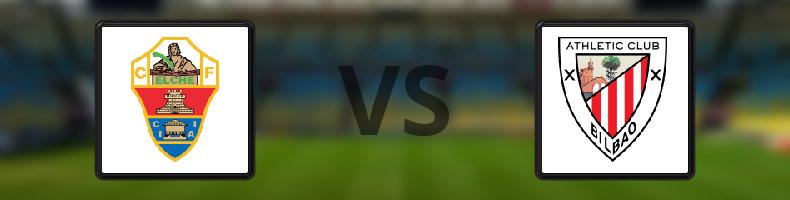 Elche - Athletic Bilbao odds, speltips, resultat i La Liga