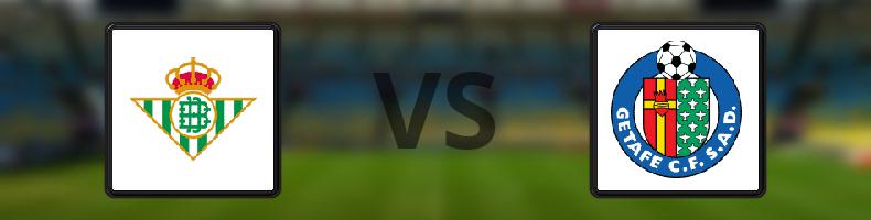 Real Betis - Getafe odds, speltips, resultat i La Liga