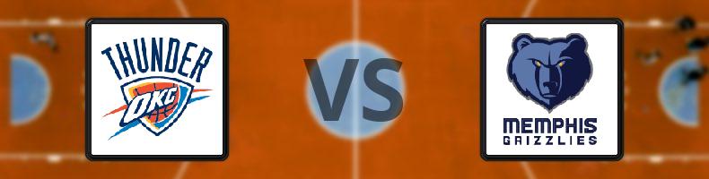 Oklahoma City Thunder - Memphis Grizzlies odds, speltips, resultat i NBA