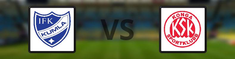 IFK Kumla - IK Kongahälla odds, speltips, resultat i Division 2
