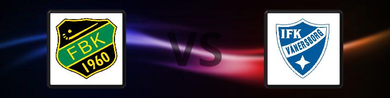 Frillesås BK - IFK Vänersborg odds, speltips, resultat i Elitserien