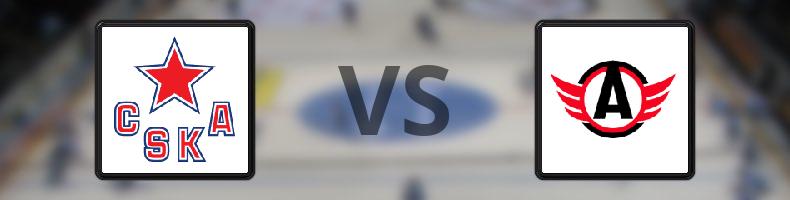 CSKA Moskva - Avtomobilist Yekaterinburg odds, speltips, resultat i KHL