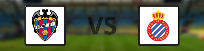 Levante - Espanyol odds, speltips, resultat i La Liga