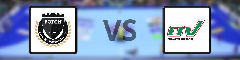 Boden Handboll IF - Olympic/Viking Helsingborg HK odds, speltips, resultat i Handbollsligan damer