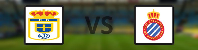 Real Oviedo - Espanyol odds, speltips, resultat i La Liga