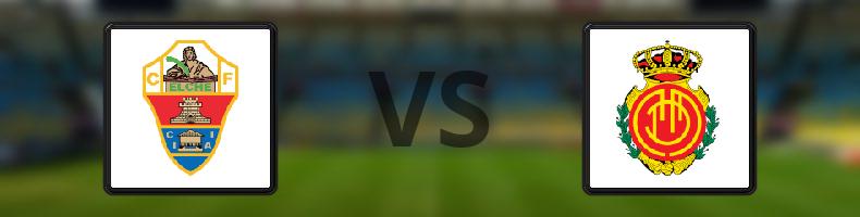 Elche - Mallorca odds, speltips, resultat i La Liga
