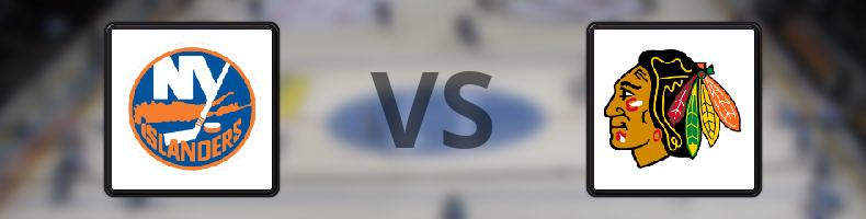 New York Islanders - Chicago Blackhawks odds, speltips, resultat i NHL