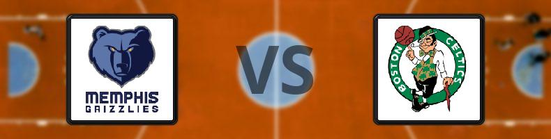 Memphis Grizzlies - Boston Celtics odds, speltips, resultat i NBA