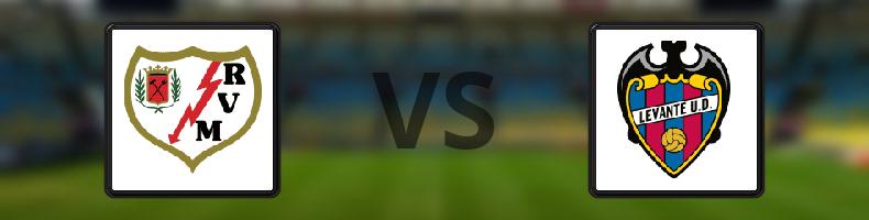 Rayo Vallecano - Levante odds, speltips, resultat i La Liga