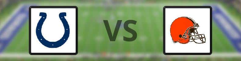 Indianapolis Colts - Cleveland Browns odds, speltips, resultat i NFL