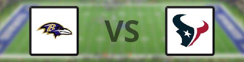 Baltimore Ravens - Houston Texans odds, speltips, resultat i NFL