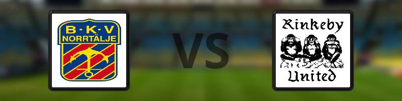 BKV Norrtälje - Rinkeby United FC odds, speltips, resultat i Division 3