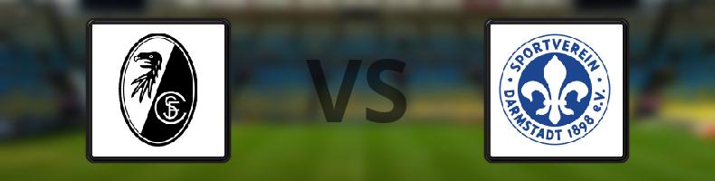 Freiburg - SV Darmstadt 98 odds, speltips, resultat i Tyska cupen