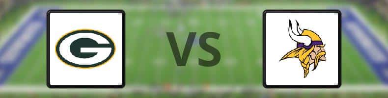 Green Bay Packers - Minnesota Vikings odds, speltips, resultat i NFL