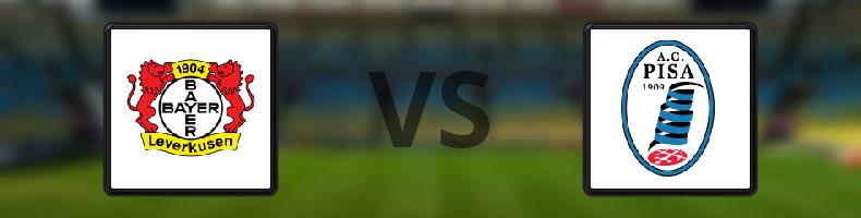 Bayer Leverkusen - Pisa odds, speltips, resultat i Vänskapsmatcher
