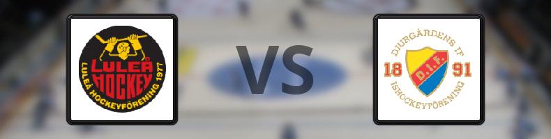 Luleå - Djurgården odds, speltips, resultat i SHL