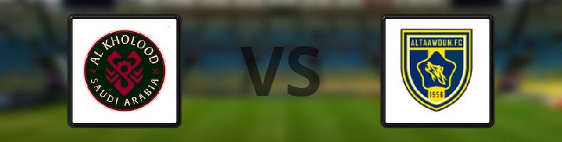 Al Kholood - Al Taawon odds, speltips, resultat i Saudi Pro League