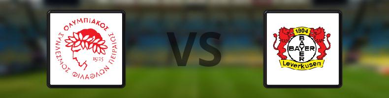Olympiakos - Bayer Leverkusen odds, speltips, resultat i Champions League