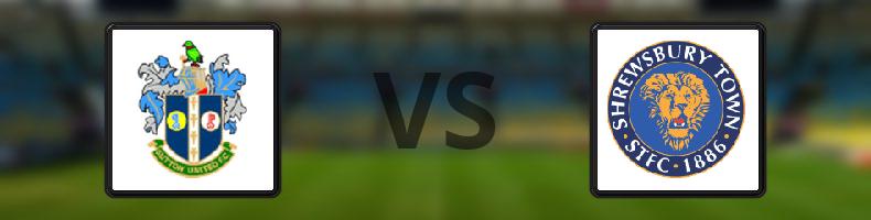 Sutton United - Shrewsbury odds, speltips, resultat i FA-cupen