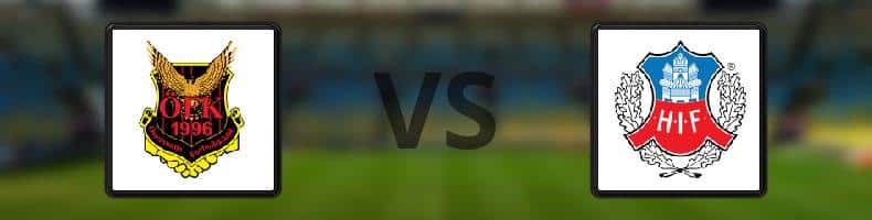 Östersunds FK - Helsingborgs IF odds, speltips, resultat i Superettan