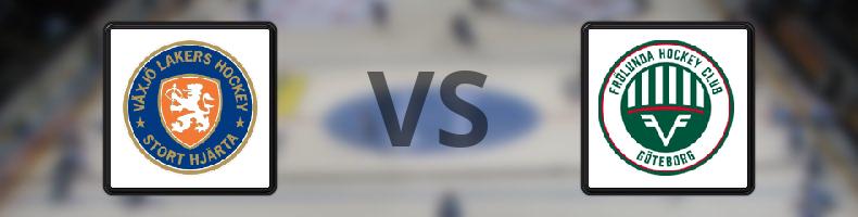 Växjö Lakers - Frölunda odds, speltips, resultat i SHL