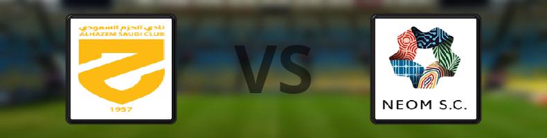Al Hazem - Neom odds, speltips, resultat i Saudi Pro League
