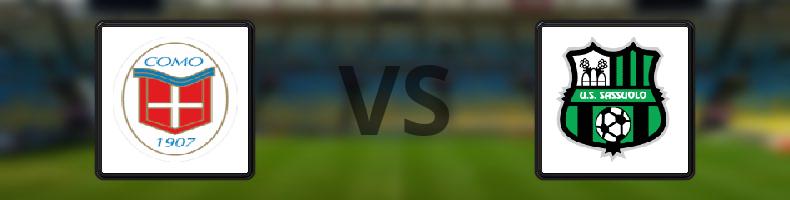 Como - Sassuolo odds, speltips, resultat i Coppa Italia