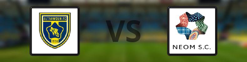 Al Taawon - Neom odds, speltips, resultat i Saudi Pro League