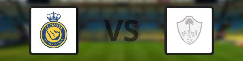 Al Nassr - Al Taee odds, speltips, resultat i Saudi Pro League