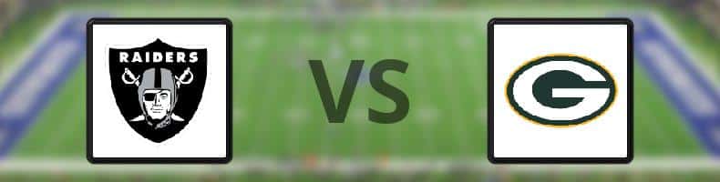 Oakland Raiders - Green Bay Packers odds, speltips, resultat i NFL