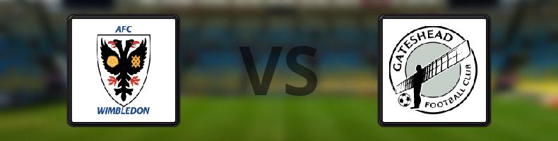 AFC Wimbledon - Gateshead odds, speltips, resultat i FA-cupen