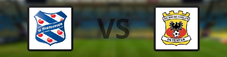 Heerenveen - Go Ahead Eagles odds, speltips, resultat i Eredivisie