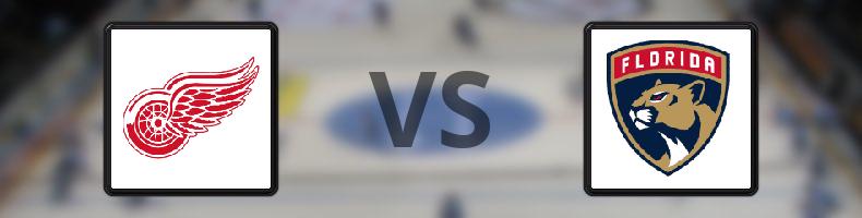 Detroit Red Wings - Florida Panthers odds, speltips, resultat i NHL