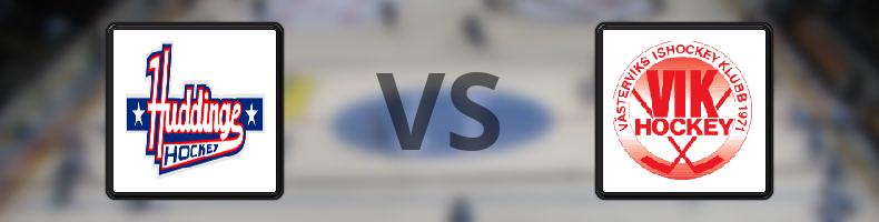 Huddinge - Västerviks IK odds, speltips, resultat i HockeyEttan