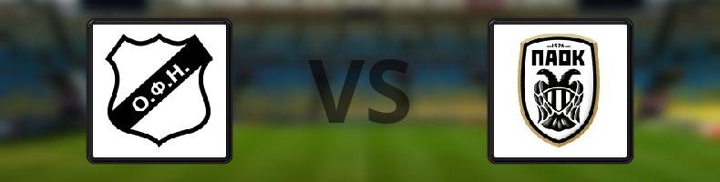 OFI Kreta - Paok odds, speltips, resultat i Grekiska Superligan