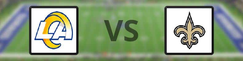 Los Angeles Rams - New Orleans Saints odds, speltips, resultat i NFL