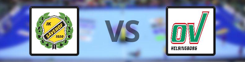 Sävehof - Ov Helsingborg odds, speltips, resultat i Handbollsligan herrar