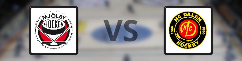 Mjölby HC - HC Dalen odds, speltips, resultat i HockeyEttan