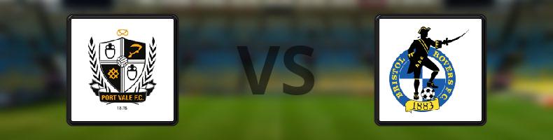 Port Vale - Bristol Rovers odds, speltips, resultat i FA-cupen