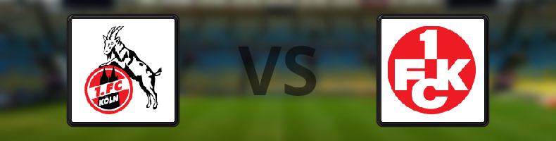 FC Köln - Kaiserslautern odds, speltips, resultat i 2. Bundesliga
