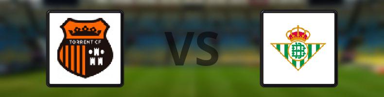 Torrent - Real Betis odds, speltips, resultat i Copa del Rey